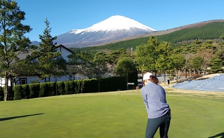 富士高原でゴルフ